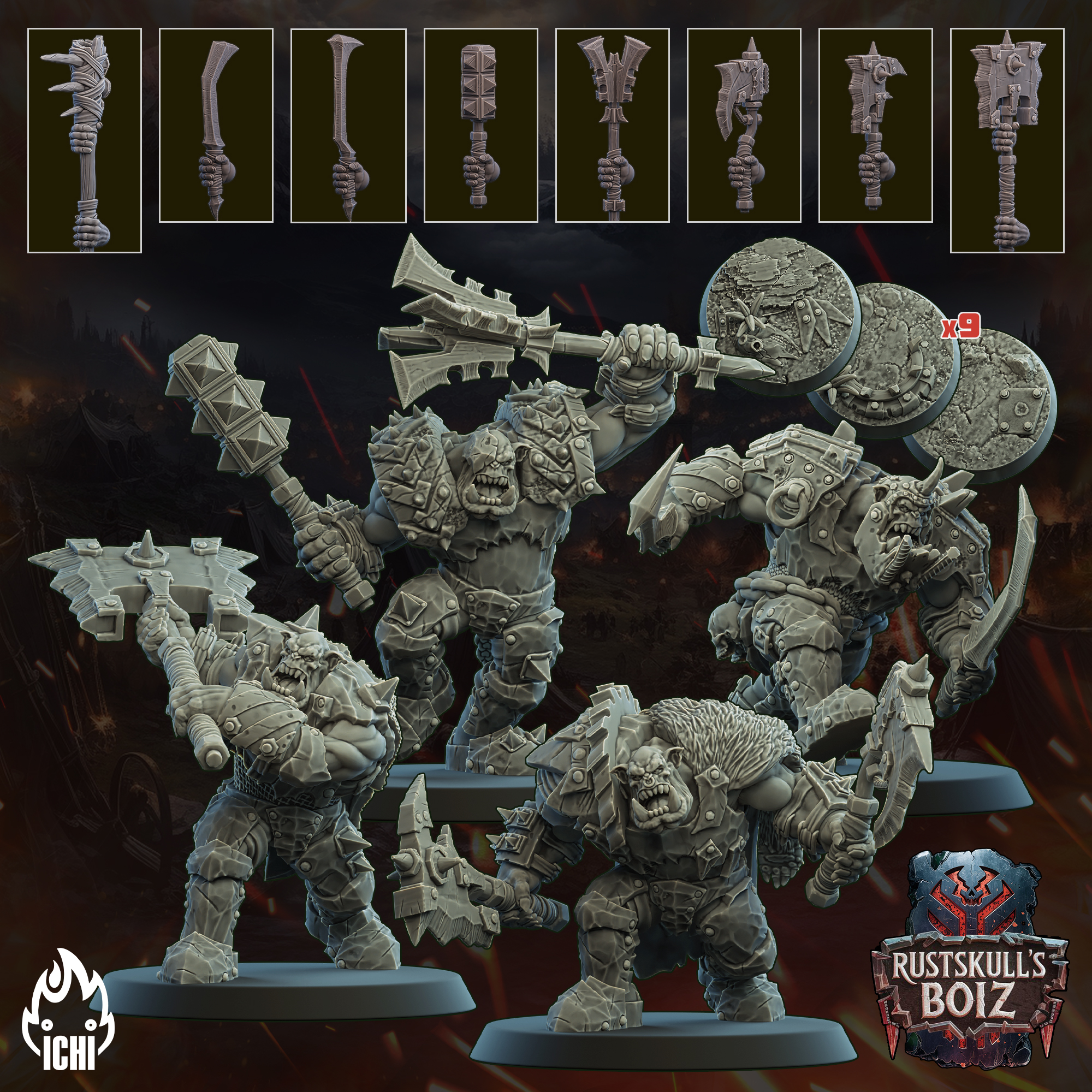 WARBAND - Rustskull’s Boiz (Regular Style)
